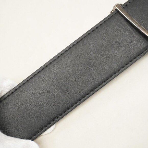 Louis Vuitton Monogram Eclipse Centurion LV Initial Belt M9043 Black Men's - Picture 6 of 7